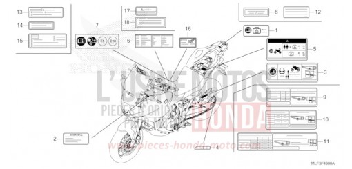 CAUTION LABEL NT1100AN de 2022